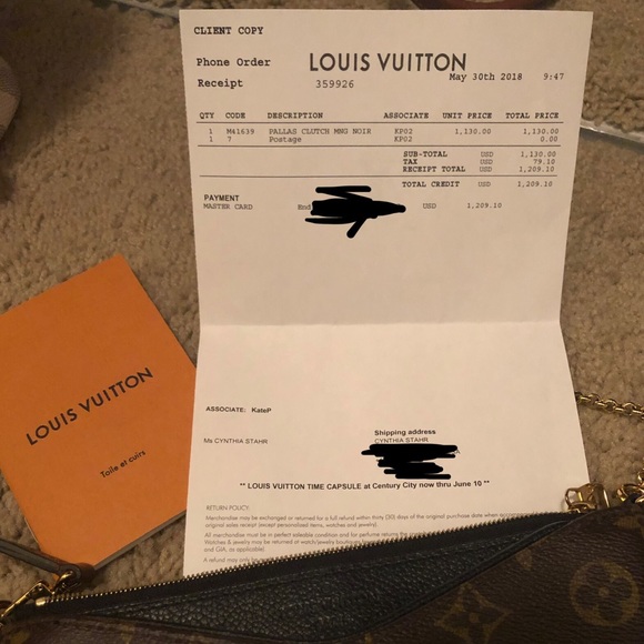 LOUIS VUITTON PALLAS CLUTCH - Picture 8 of 8